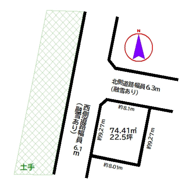 富山市安野屋町1丁目 土地 | ビビすま | 富山市エリアの中古住宅専門サイト